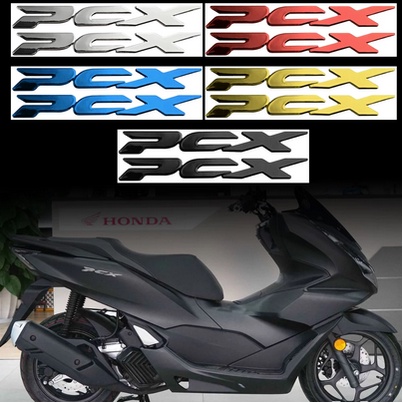 HONDA 三維環氧樹脂越野摩托車貼紙排氣貼花 Pcx 標誌徽章配件適用於本田 Pcx 125 150 Pcx125 P