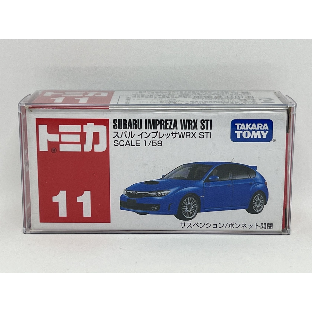 ～阿元～ Tomica NO.11 Subaru Impreza WRX STI 速霸陸 多美小汽車 正版 贈收納膠盒