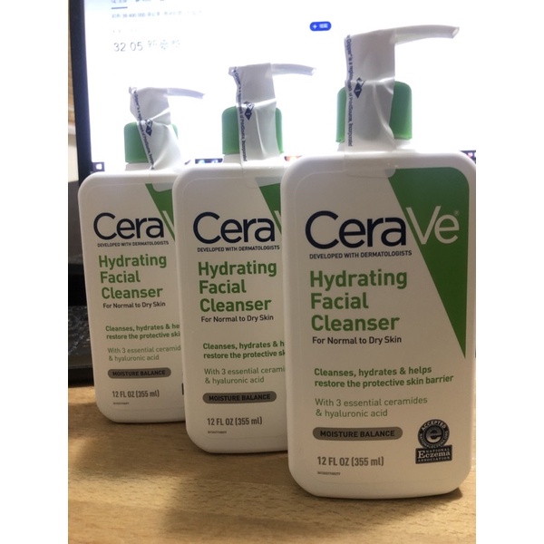 《美國-現貨》Cerave Hydrating Facial Cleanser適樂膚輕柔保濕潔面乳12oz/16oz