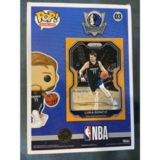 Funko Pop Luka Doncic Panini公仔聯名 Prizm 金卡 達拉斯獨行俠 東七七