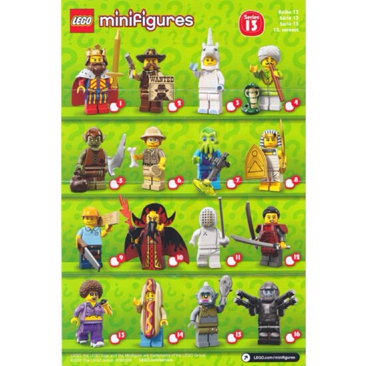 樂高 LEGO 71008 #7 #9 #11 Minifigures 13代 外星人 木工 西洋劍 人偶包