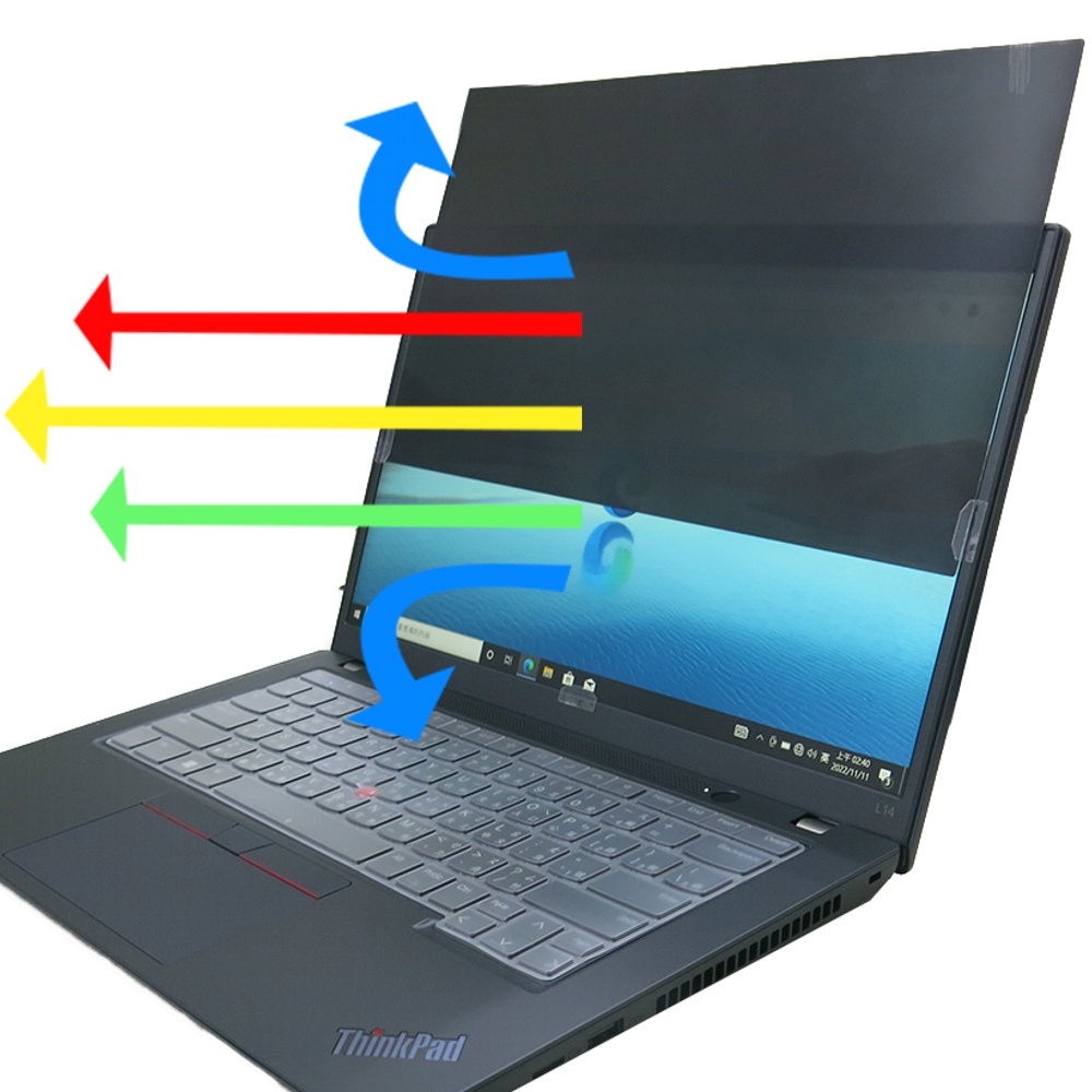 【Ezstick】Lenovo ThinkPad L14 Gen3 Gen4 NB 筆電 抗藍光 防眩光 防窺片