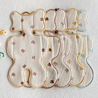 台灣現貨 韓版INS新款嬰兒推車墊 精美刺繡嬰兒推車涼墊 推車墊 嬰兒車涼墊 四季通用 吸汗透氣 推車坐墊 🐻【逗逗熊母