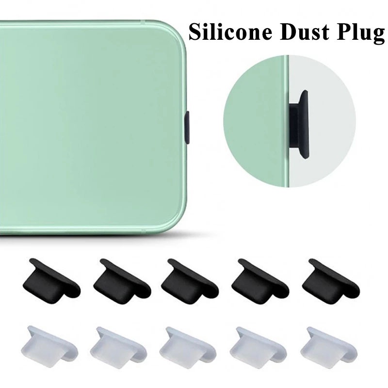【熱賣】適用於 Apple iPhone 手機矽膠防塵插頭 / 1Pc 防塵蓋帽插孔充電器插頭適用於 iPhone