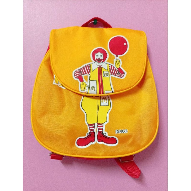 McDonald's 麥當勞叔叔 復古後背包 日本製 全新
