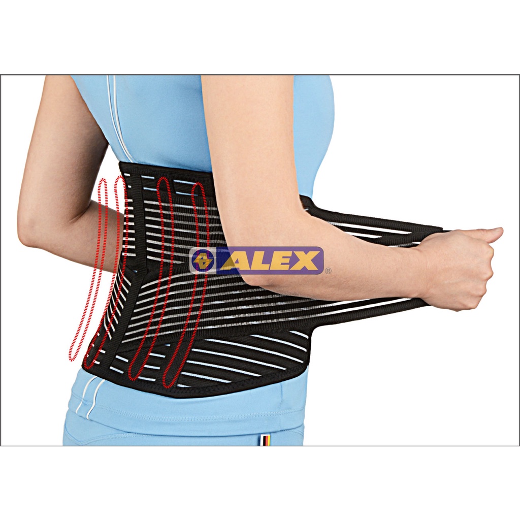 ALEX T-76 人性化加強型護腰 運動護腰 彈性護腰帶 重訓練健身 台灣製