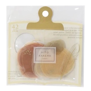 🔥山丸君日貨 現貨 日本進口 色塊 秋天 橘色 點點 文青風格 線條 金邊 卡片 素材 花 日常 日系 貼紙