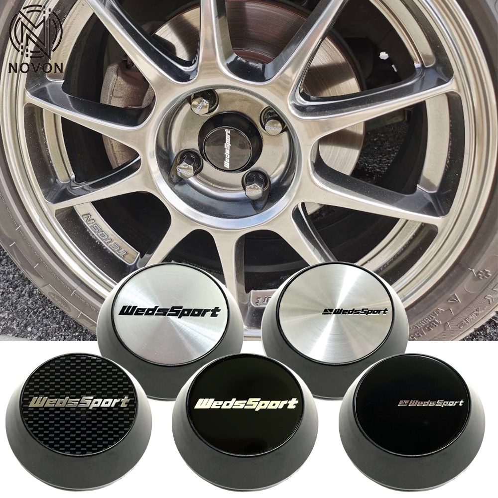 1 件 60mm/64mm/65mm/68mm/69mm WedsSport 車輪中心蓋 Weds Sport