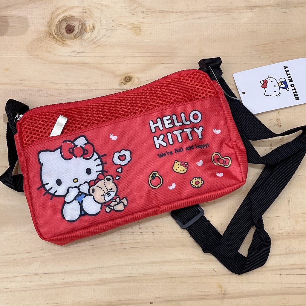 Hello Kitty 簡易側背袋 斜背側背袋