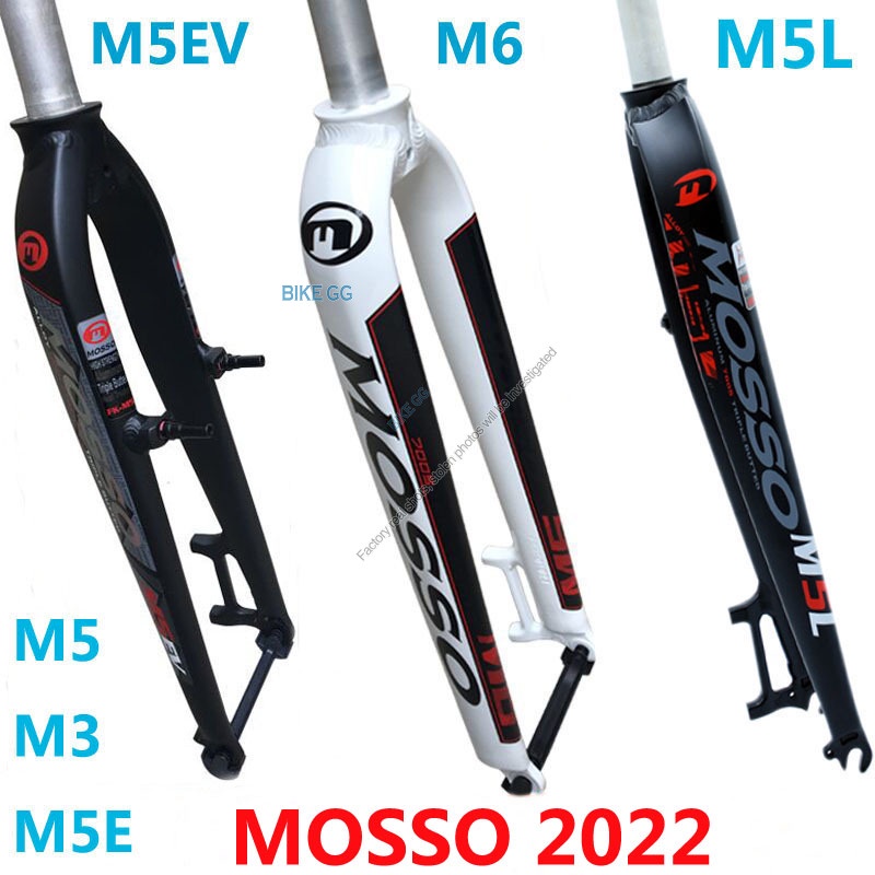 Mosso 前叉 M5L M6 M5 M5E M5EV M3 MTB 自行車前叉適用於 26 27.5 29er 公路自