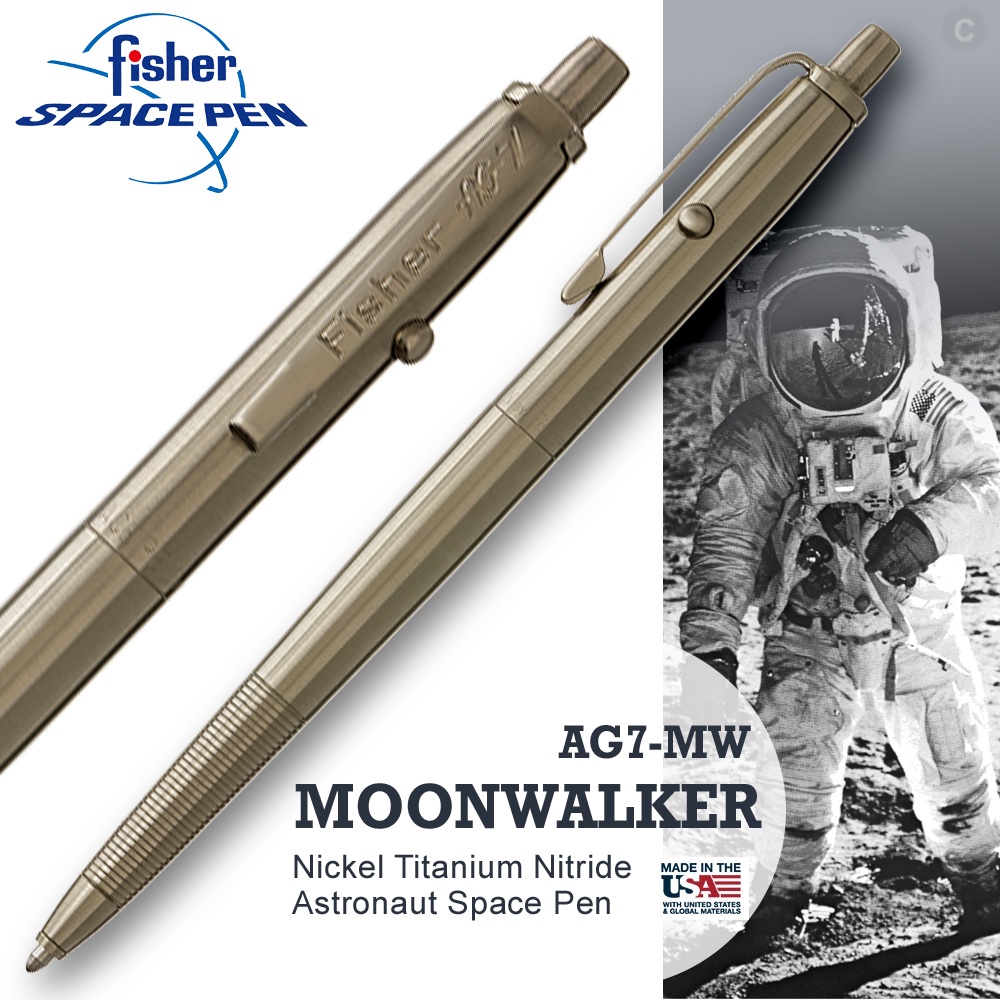 【IUHT】Fisher Space Pen Moonwalker 月球漫步者太空筆( #AG7-MW )