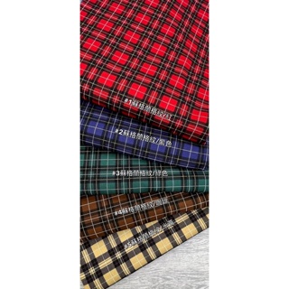【福滿屋】經典蘇格蘭 日本進口棉布 中厚棉 表布 裡布 拼布用品 DIY材料 縫紉工具