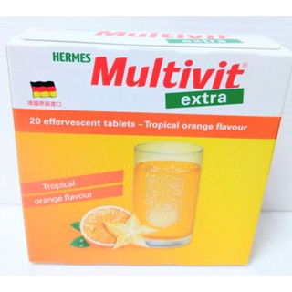 愛美仕綜合B群發泡錠 Extra 熱帶水果口味 無糖20顆裝