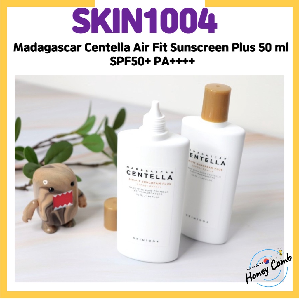 [SKIN1004] 馬達加斯加積雪草 Air-Fit Suncream Plus 50ml/韓國化妝品/敏感肌膚/防曬