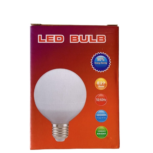 【全新】LED球泡燈 節能省電 燈泡 9W 暖白 自然光 E27