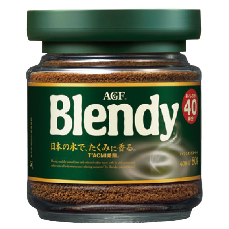 AGF Blendy深度烘焙即溶咖啡 80g【家樂福】