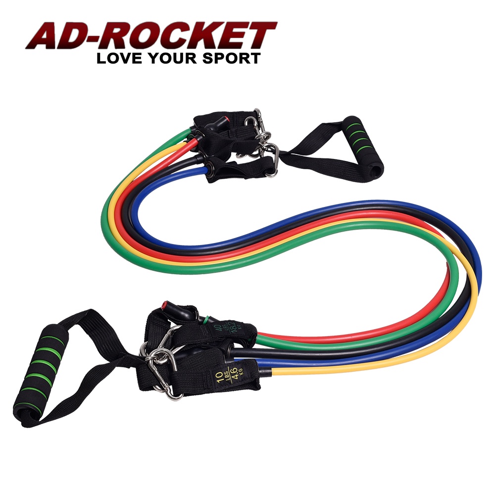 【AD-ROCKET】可拆卸肌力訓練拉力繩 150磅PRO款 彈力繩｜品牌旗艦店(台灣24h出貨)