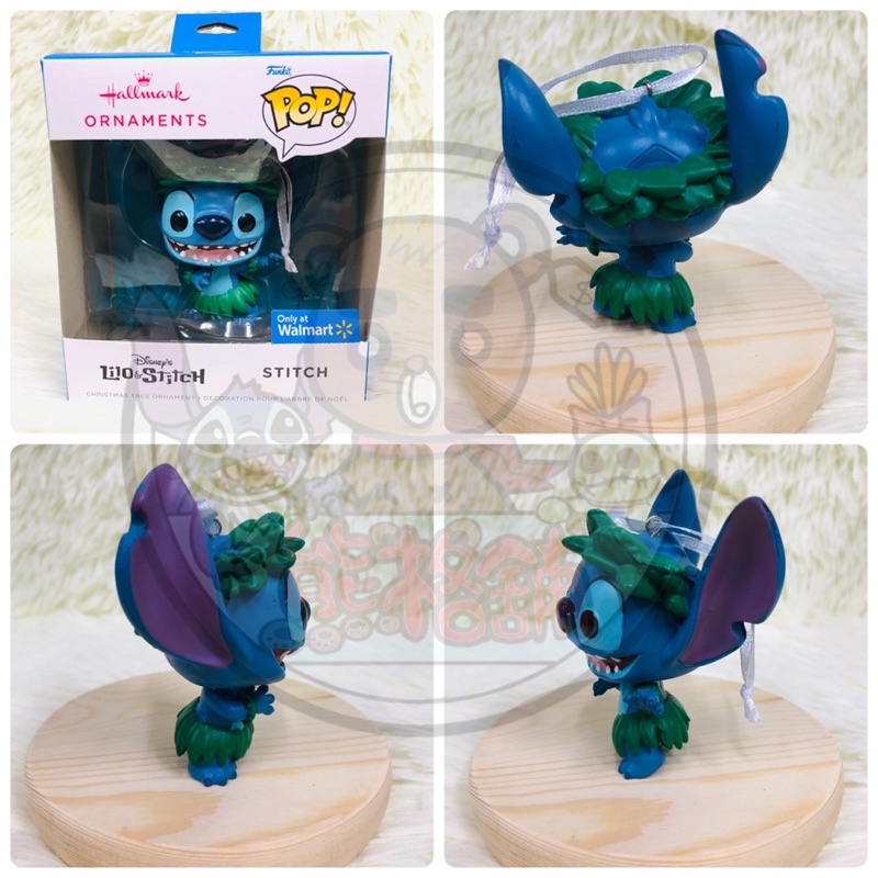 【美國直送】Hallmark Pop迪士尼 星際寶貝 史迪奇 夏威夷 草裙舞 吊飾 公仔 掛件 Stitch 熊格舖