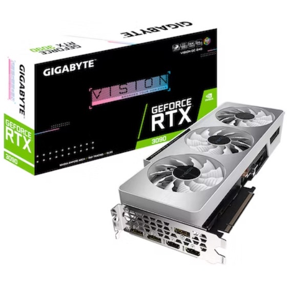[全新盒裝] GIGABYTE NVIDIA GeForce RTX 3090 VISION 24GB