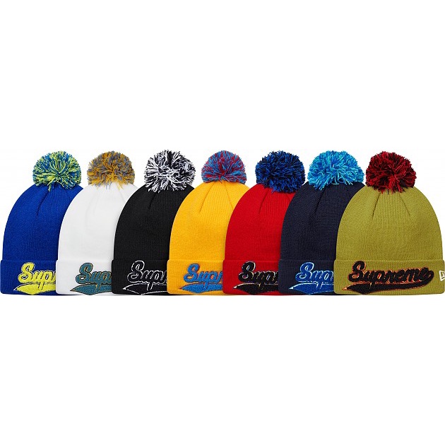 AirRoom全新正品現貨 Supreme NEW ERA CHENILLE SCRIPT BEANIE 毛帽現貨