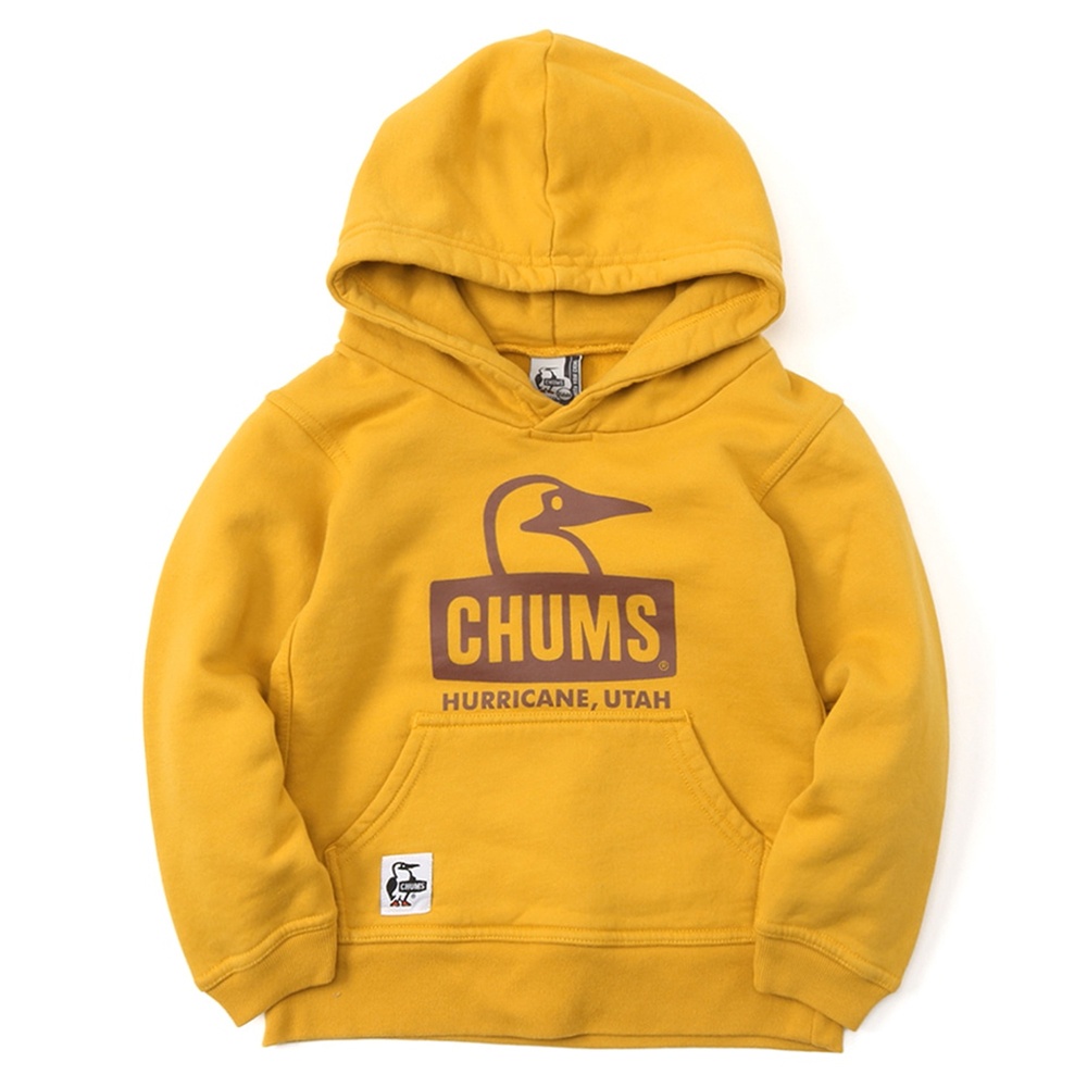CHUMS Kids Booby Face Pullover Parka連帽長袖上衣 黃色 CH201060Y063