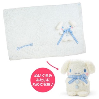 日本原裝 2022 Sanrio 大耳狗 喜拿狗 造型可收納 毛毯 披肩 薄毯 毯子 披毯 娃娃 抱枕