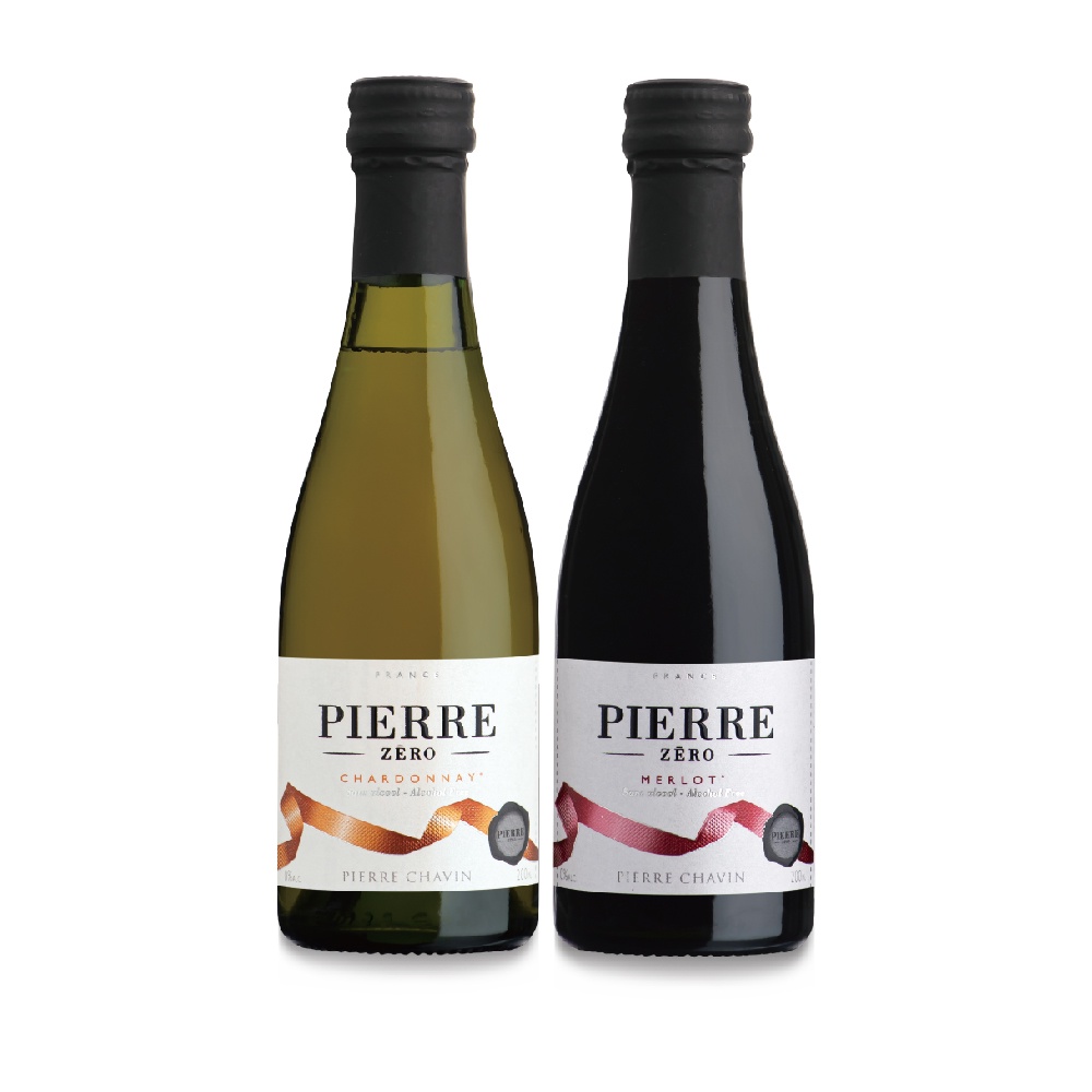 【東勝】法國原裝 夏凡 PIERRE ZERO 小夏凡無酒精經典紅酒/白酒風味飲（200ml）