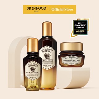 [SKINFOOD]皇家蜂蜜蜂膠三件套(爽膚水160ml+精華液50ml+霜63ml)/Royal Honey Trio