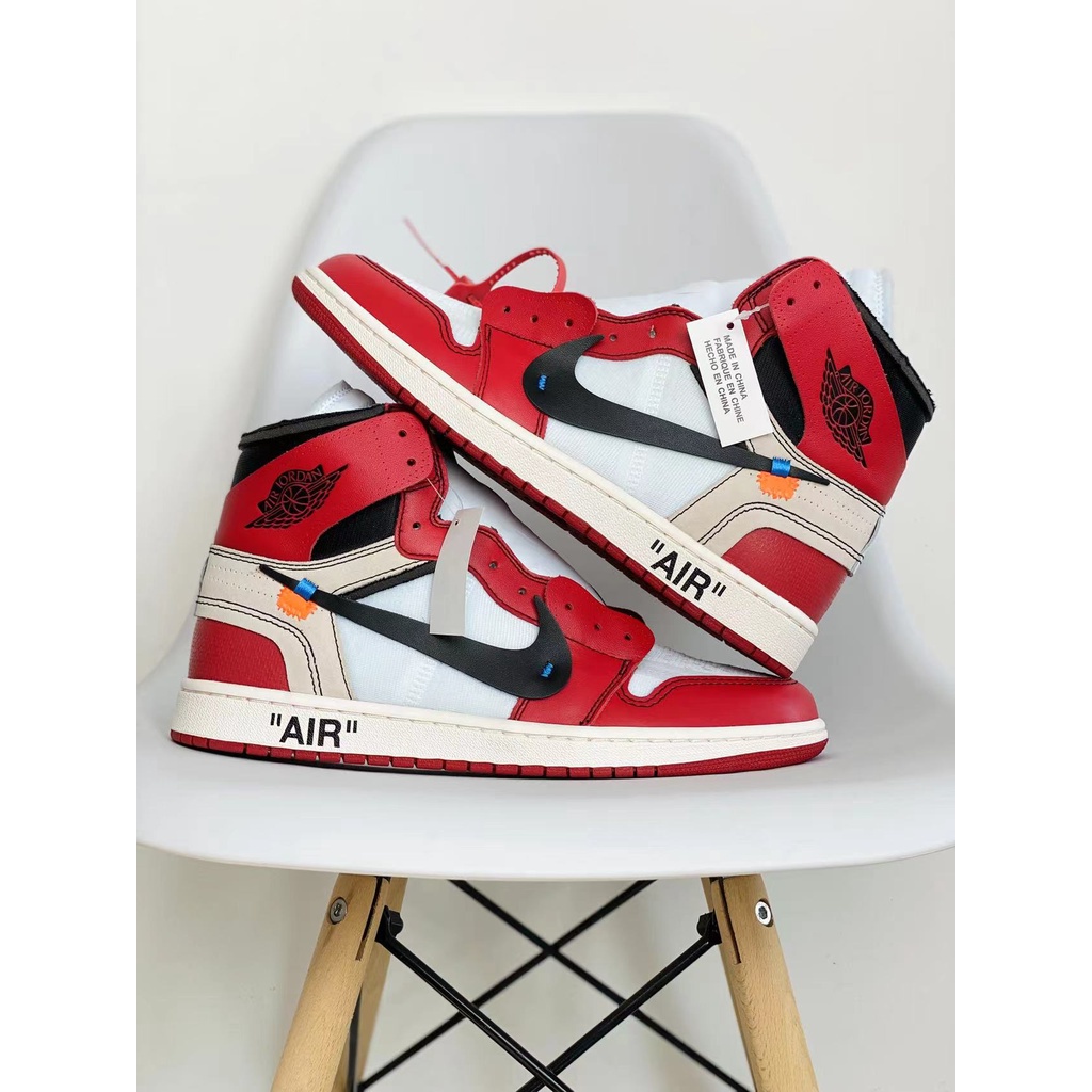 實圖拍攝 off-white Nike Air Jordan 1 AJ1高筒 芝加哥 籃球鞋 AA3834-101