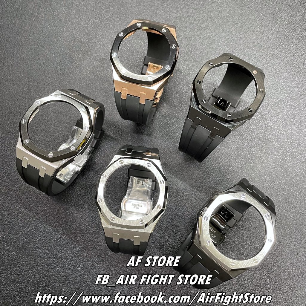 AF Store* 六代AP款 G-SHOCK 改裝 不銹鋼 錶殼 錶帶 GA-2100 GA-2110 農家橡樹