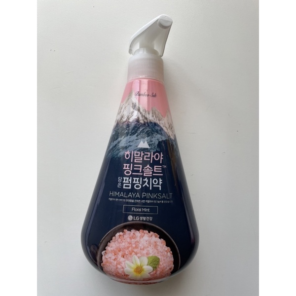 韓國 LG 喜馬拉雅粉晶鹽牙膏 花香薄荷