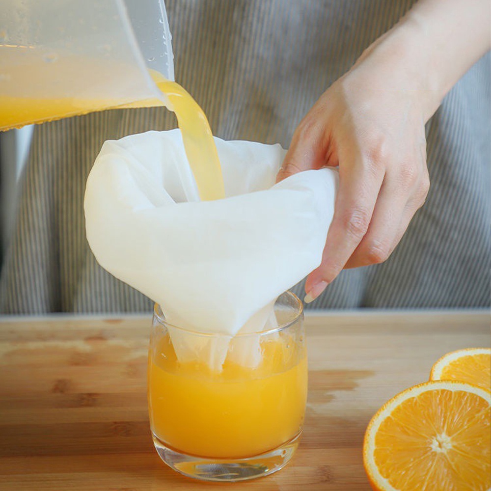 豆漿酒酸奶果汁食品級過濾袋可重複使用尼龍廚房過濾袋