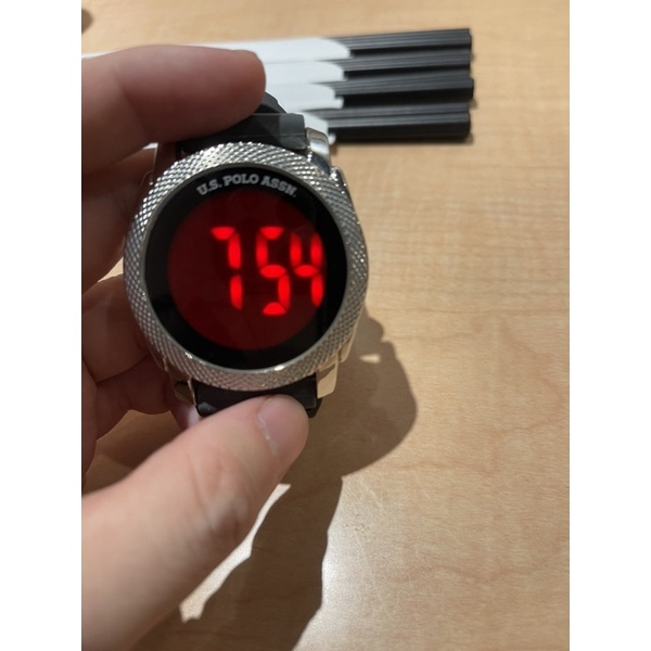 US2113BU-0421 PoLo 數位手錶 MEN'S SPORT LED WATCH  無盒無證 實品如圖