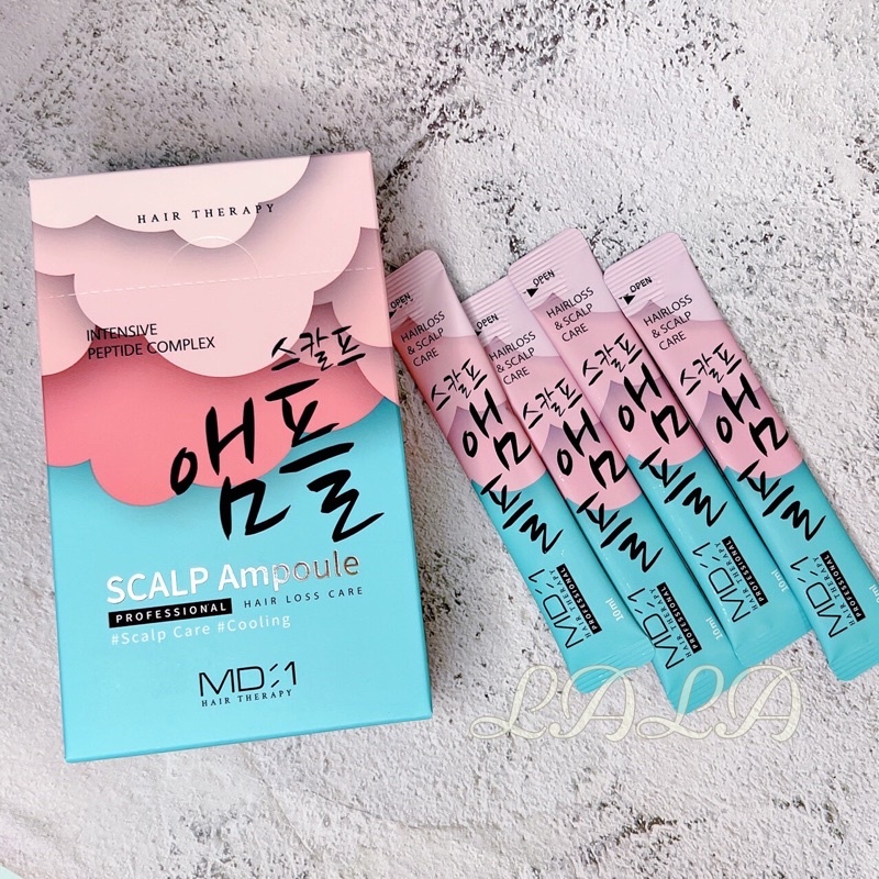 現貨 韓國 MD:1 多胜肽複合頭皮護髮安瓶 需沖洗 單條10ml 頭皮養護