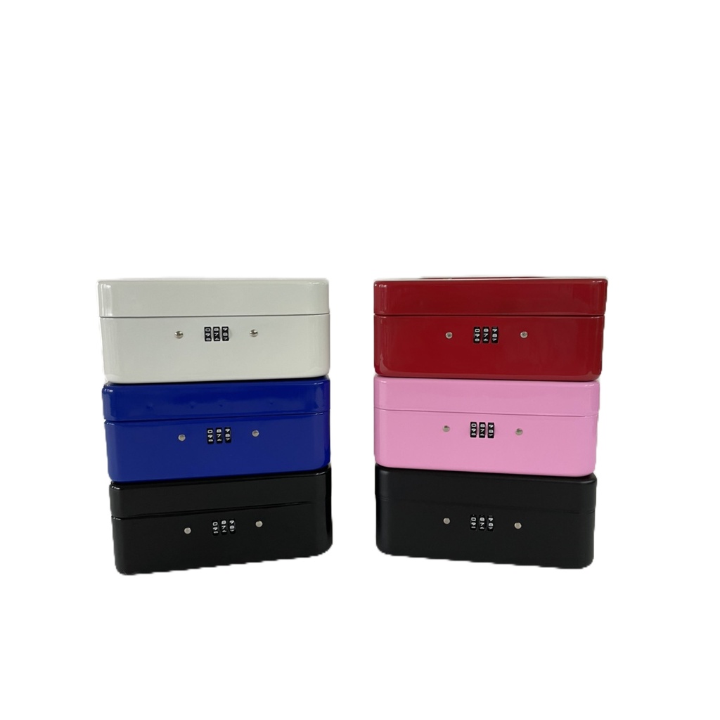 【酷愛生活小舖】收銀盒 零錢收納 小錢箱 密碼款 保險箱小型 零錢盒