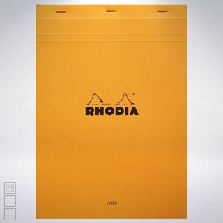 法國 羅地亞 RHODIA Head-Stapled Notepad A4 N18 上掀式筆記本: 橘色