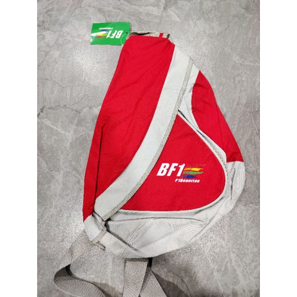 [全新]F1 Benetton BF1 班尼頓 斜背包 側背包