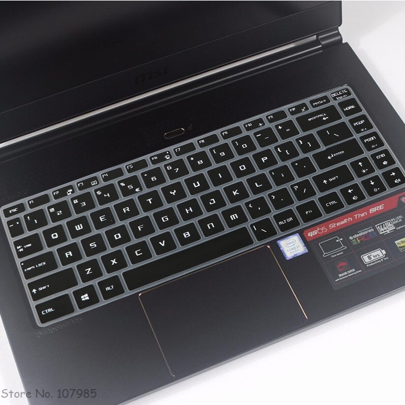 MSI 矽膠筆記本電腦鍵盤保護套適用於微星 GS65 GF63 GF65 防塵鍵盤保護套 P65 PS42 PS63 1