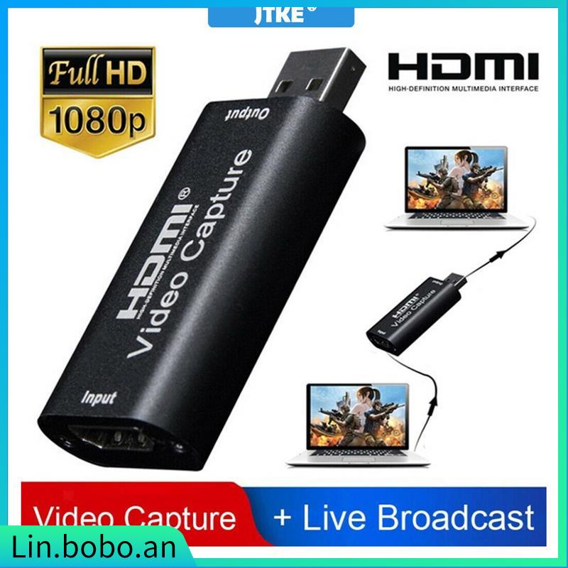 Mini 1080P HDMI to USB 2.0 Video Capture Card Support HDMI
