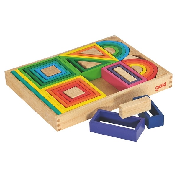德國 goki 框積木 木製玩具 木製 教具 幼兒園教具 積木 玩具 3Y+ 兒童玩具 學習教具