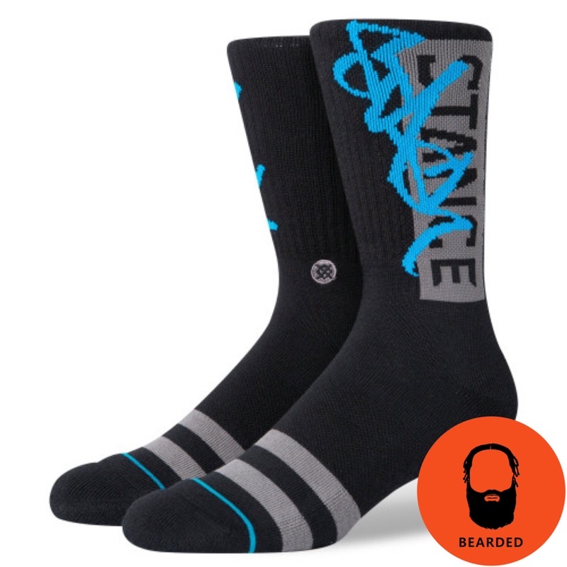 【 🇺🇸大鬍子美國襪子選品 】STANCE - STASH OG CREW SOCKS經典聯名系列街頭休閒長襪