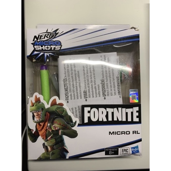 原廠Nerf fortnite要塞英雄超微掌心雷 鯊魚手槍