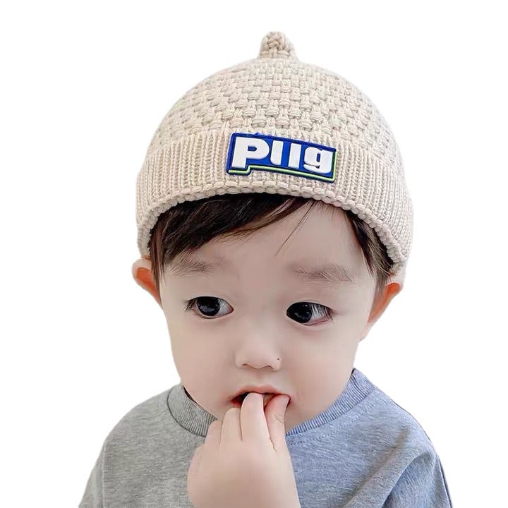 兒童帽子圍脖質地細膩舒適柔軟秋冬寶寶保暖帽子 74053
