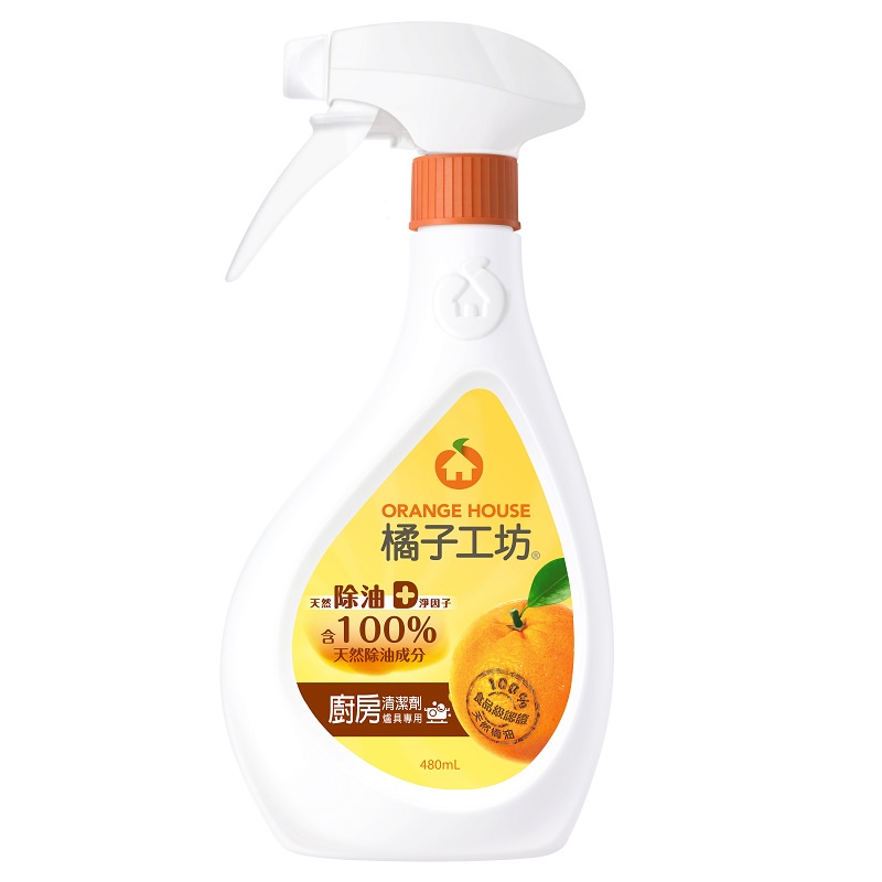 橘子工坊廚房爐具專用清潔劑 480ml毫升 x 1Bottle瓶【家樂福】