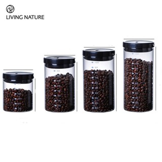 玻璃密封罐儲物罐 高硼矽圓形密封罐 廚房雜糧 零食 茶葉 蜜餞儲存罐 咖啡豆密封罐 食品級保鮮罐