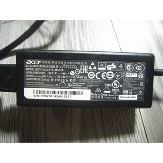 二手 宏碁 Acer 筆電 充電器 變壓器 19V 2.37A 原廠 A13-045N2A