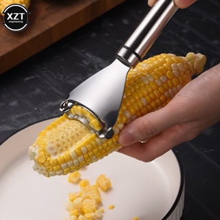 不銹鋼玉米刨絲器玉米剝皮器家用廚房脫粒器玉米粒分離器剝皮器工具