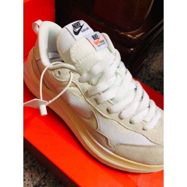 nike x sacai Vapor Waffle 奶油白 26.5cm現貨免等 DD1875-100