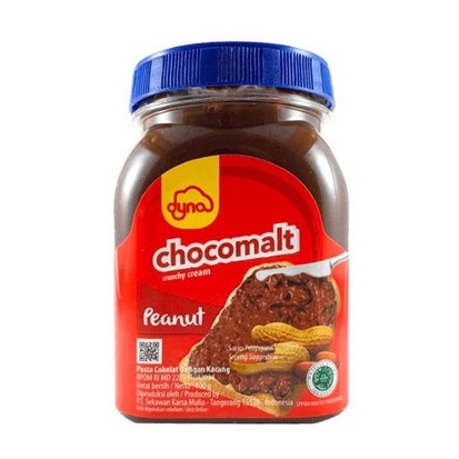 印尼 DYNA Chocomalt Peanut 花生巧克力醬 200g