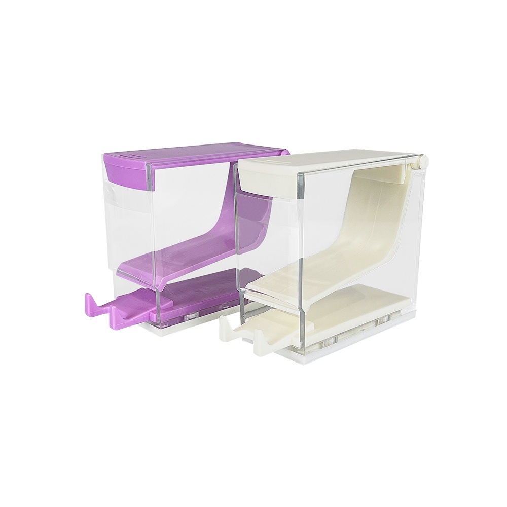 牙科棉卷分配器支架存儲收納盒按壓式棉卷分配器